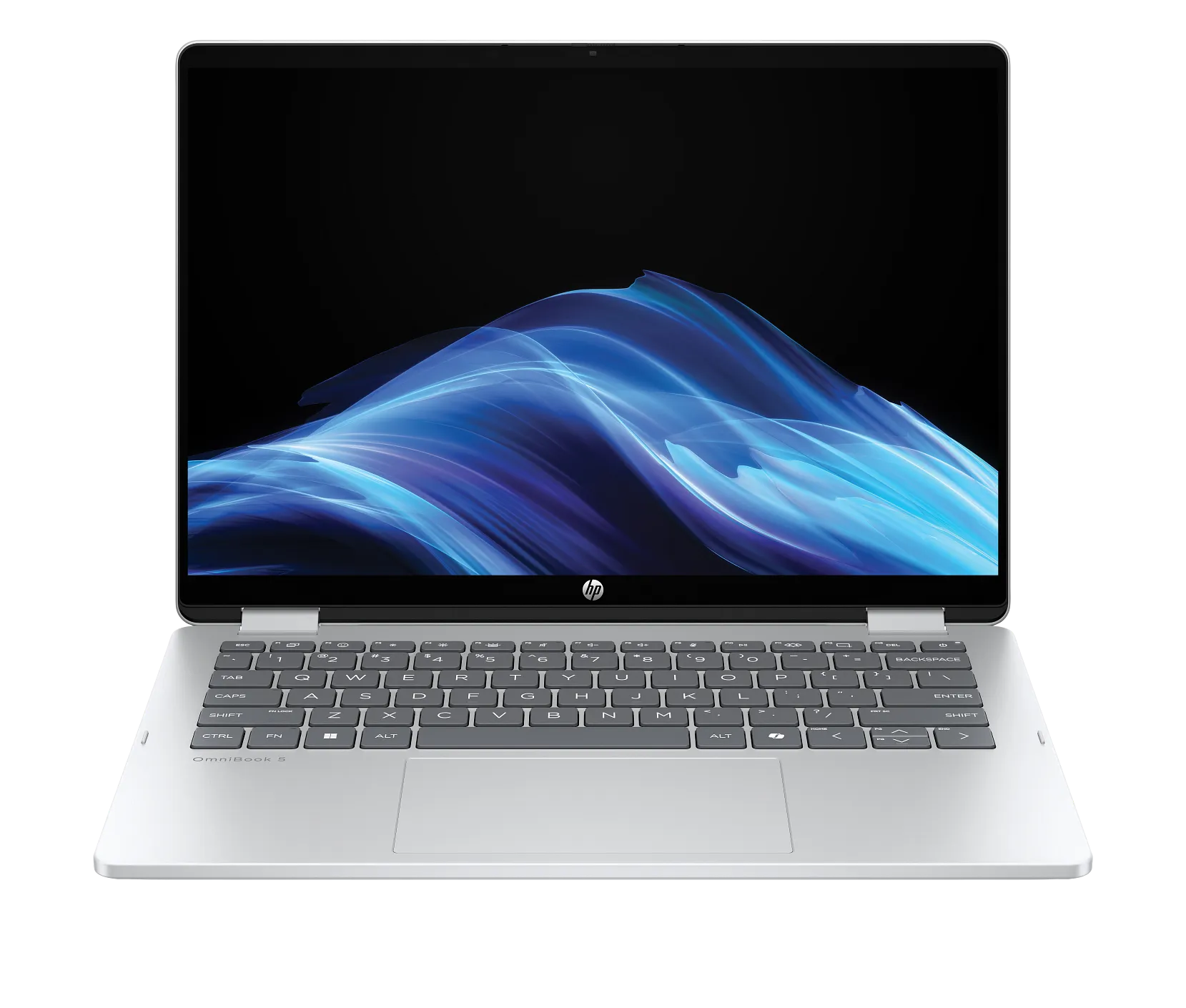מחשב נייד HP OmniBook 5 Flip x360 Touch Core 5-120U/16GB/512GB/DOS/14"Touch 2K/SILVER/3YOS BR4Q5EA