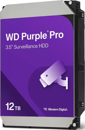 דיסק קשיח Western Digital12TB SATA III 3.5" Purple Pro WD122PURP