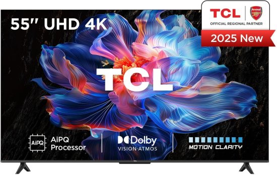 טלוויזה TCL 55V6C SMART Google TV 55"  4K UHD