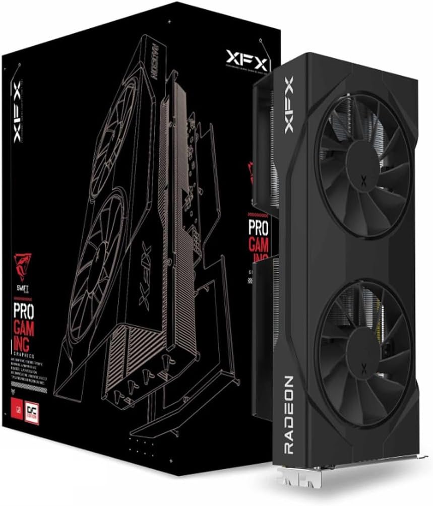 כרטיס מסך XFX Swift AMD Radeon RX 9060 XT OC 16GB GDDR6 RX-96TSW16BQ