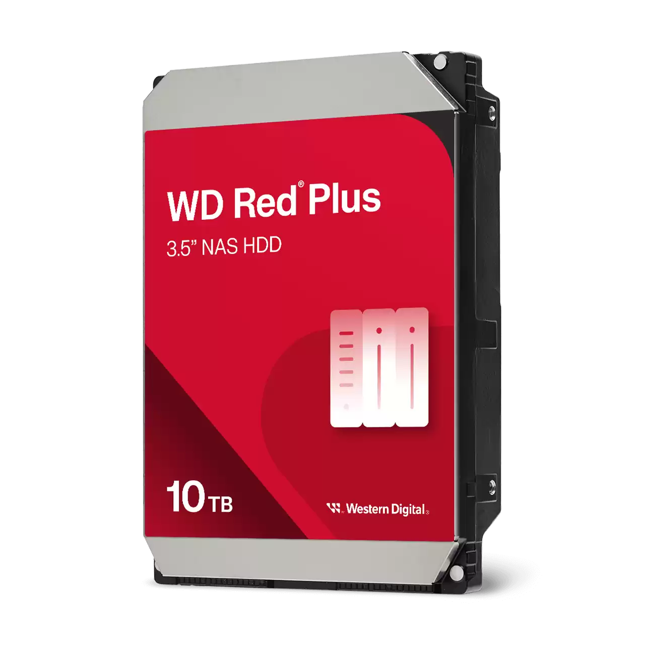דיסק קשיח Western Digital RED PLUS 10TB SATA III 3.5" WD100EFGX
