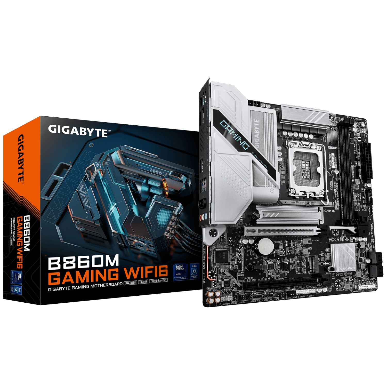 לוח ראשי GigaByte B860M GAMING WIFI6 DDR5 - Socket 1851