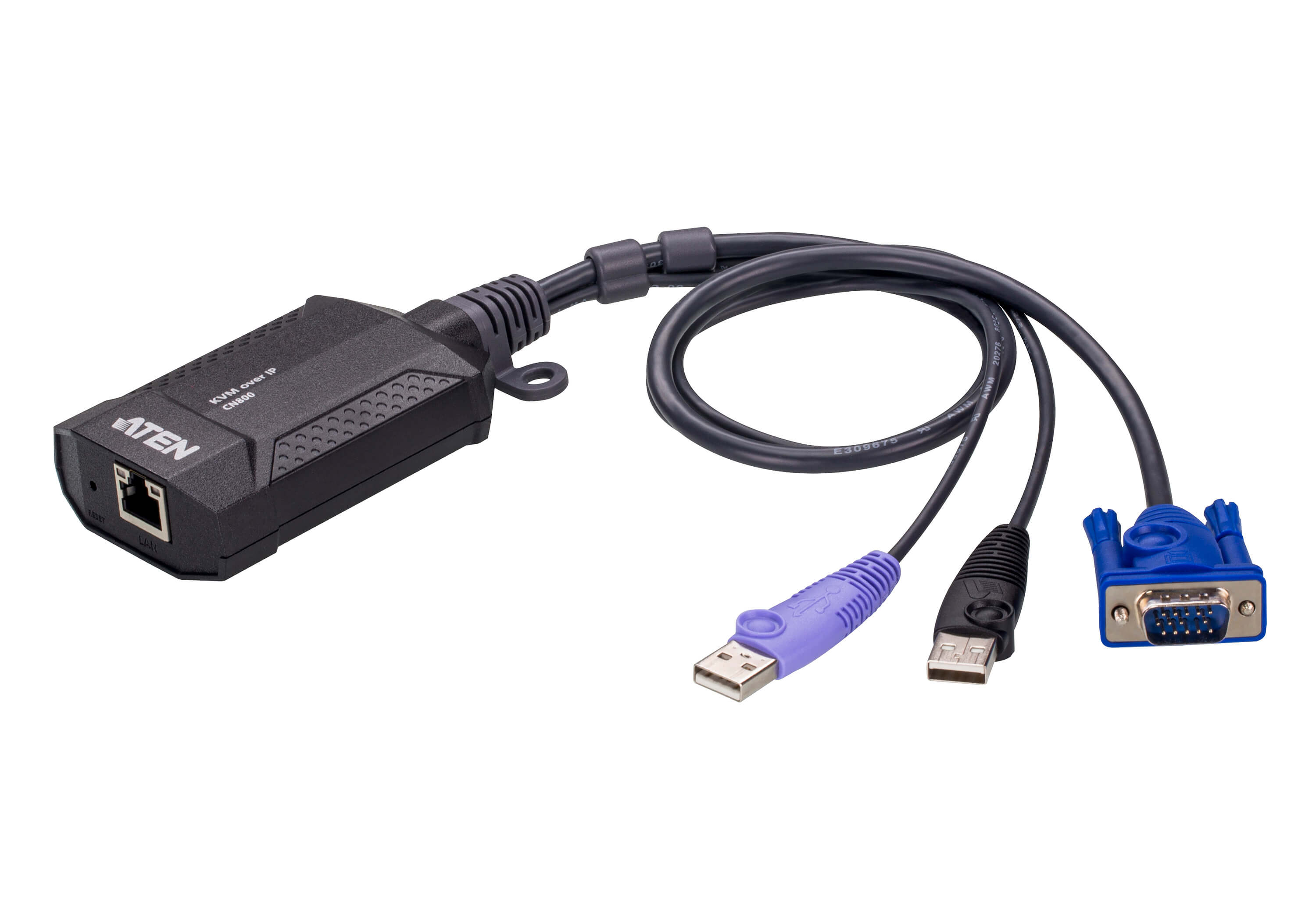 מפצל  ATEN CN800 USB VGA KVM over IP Mini 