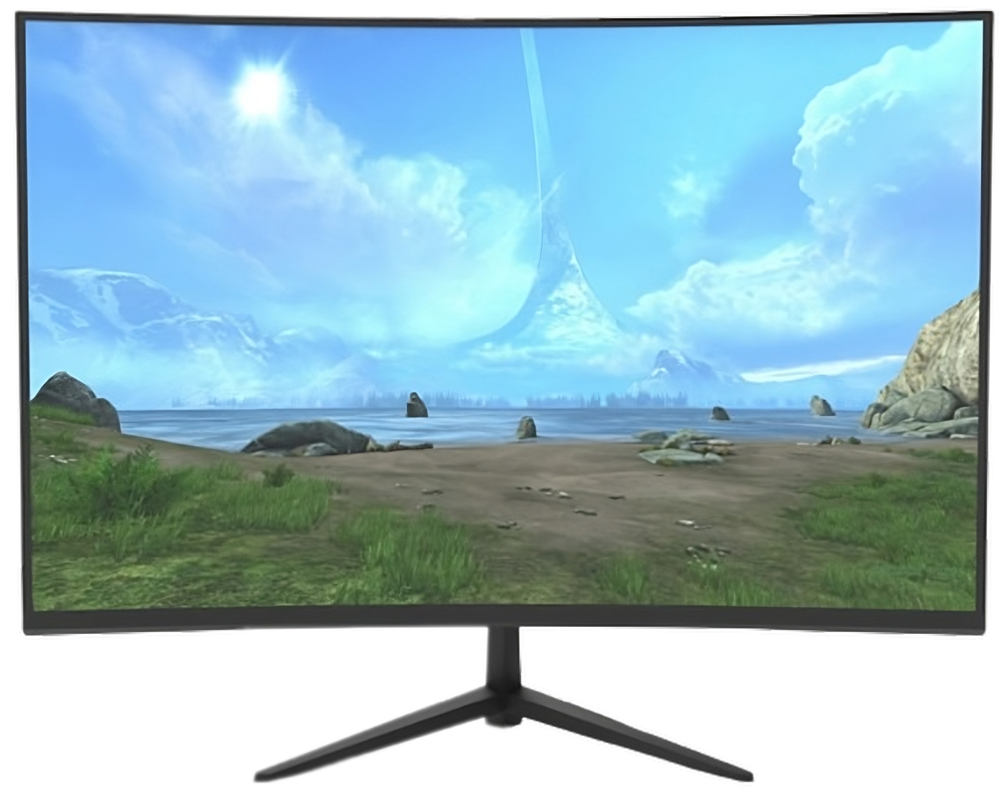 מסך גיימינג קעור SOLID J239GCW8 LED 180HZ 24" DP, HDMI, Curved