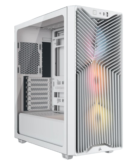 מארז לבן Corsair 3200D RS RGB Mid Tower CASE White CC-9011345-WW