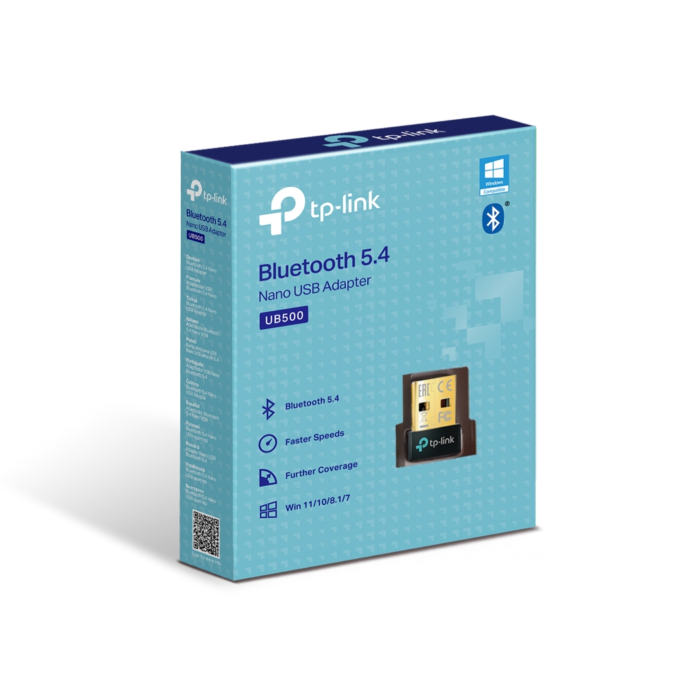 מתאם TP-LINK UB500 Bluetooth 5.4 Nano USB Adapter