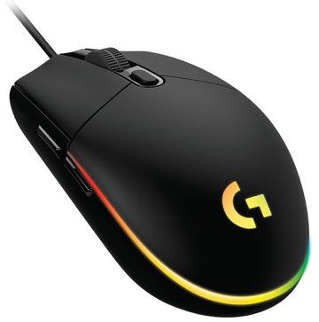 עכבר גיימרים Logitech G102 USB Lightsync Black RGB Mouse