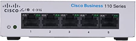 מתג 5 ערוצים Cisco Gigabit Desktop CBS110-5T-D-EU