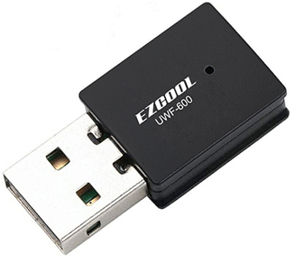 כרטיס רשת אלחוטי EZCOOL UWF-600 Dual-Band 600Mbps