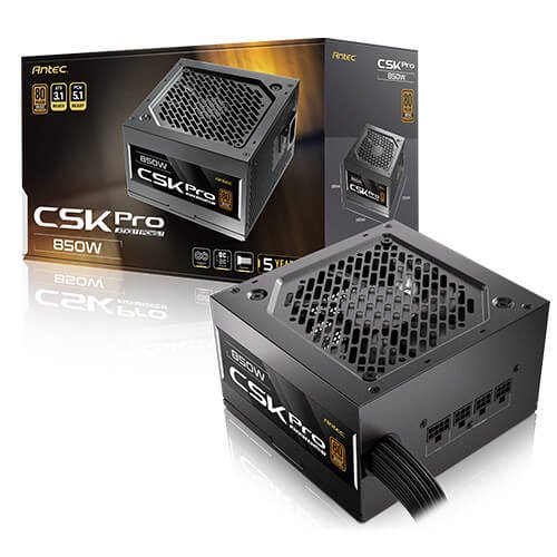 ספק כח למחשב ANTEC CSK 850 PRO ATX 3.1 Semi-Mod 80P+ Bronze