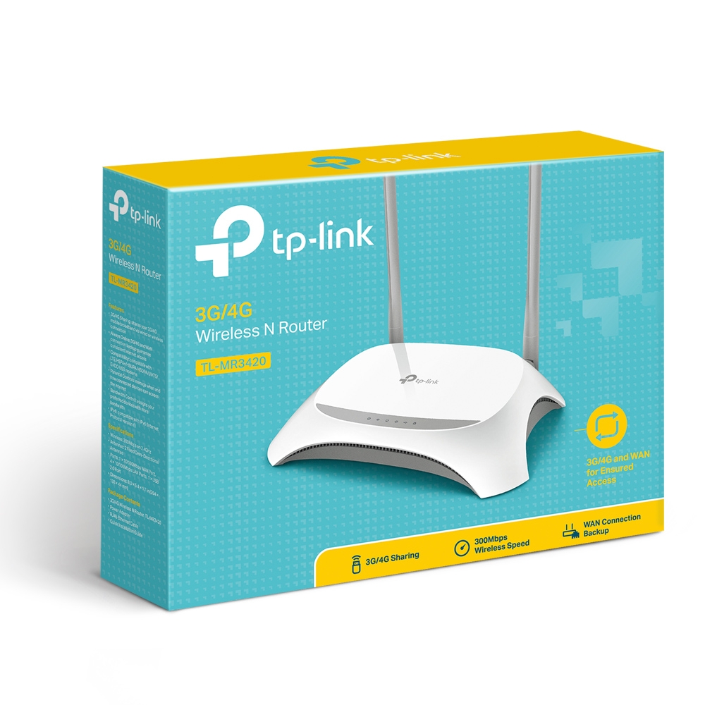 נתב סלולארי TP-LINK TL-MR3420 3G/4G Wireless N Router