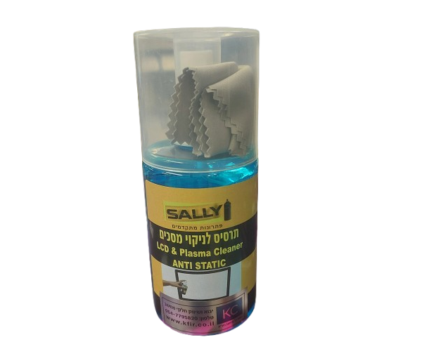 ספריי לניקוי מסכים LCD + מטלית 200 מ"ל