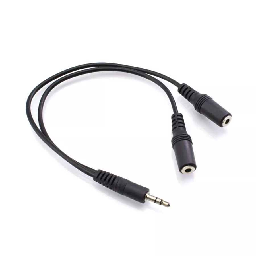 כבל אודיו GoldTouch Splitter Audio Cable Male To 2x Female 3.5mm