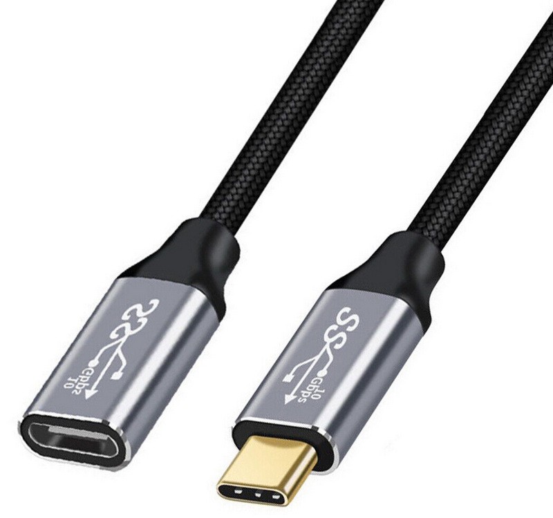 כבל מאריך TopX USB TYPE C 100W 4K@60HZ 5M