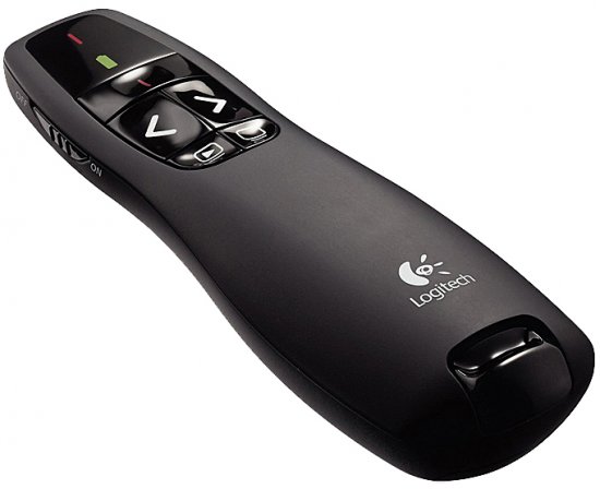שלט אלחוטי למצגות Logitech Wireless Presenter R400