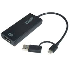 כרטיס מסך חיצוני STLab USB-C/USB-A Hybrid to HDMI 4K U-1391