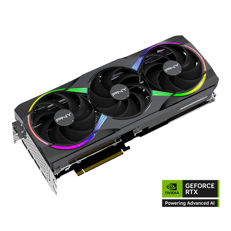 כרטיס מסך PNY GeForce RTX 5080 16GB ARGB Overclocked Triple Fan