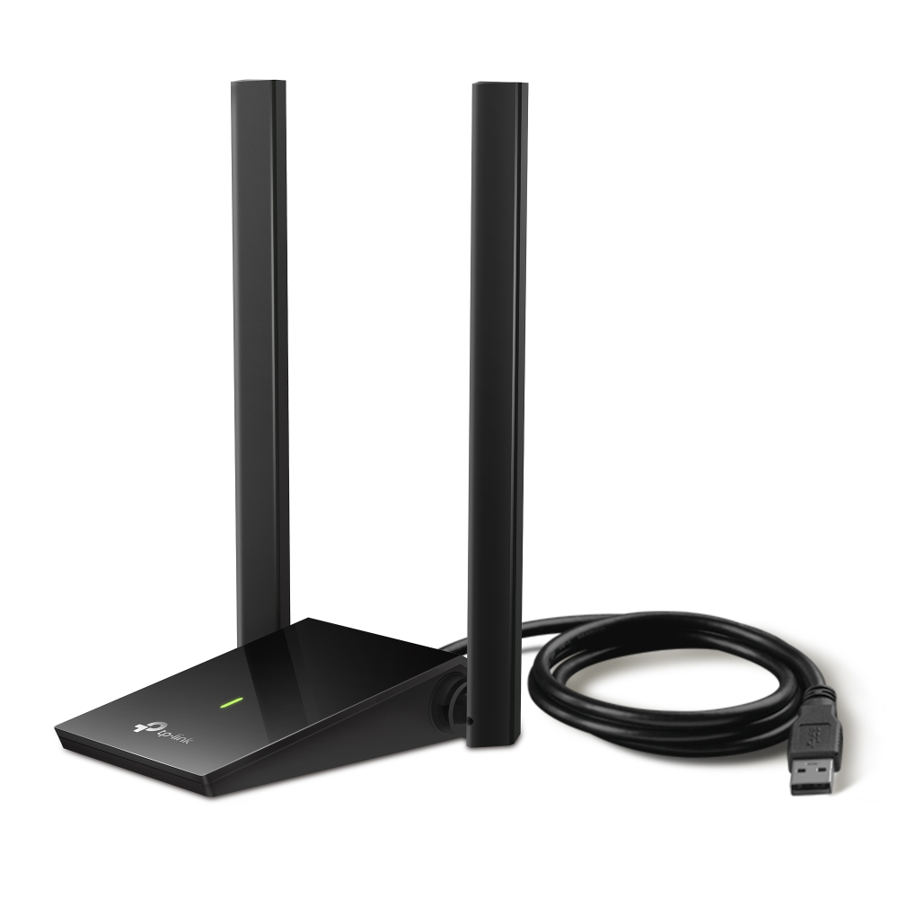 כרטיס רשת אלחוטי TP-link ARCHER T4U PLUS AC1300 Dual Antennas High-Gain Wireless USB Adapter