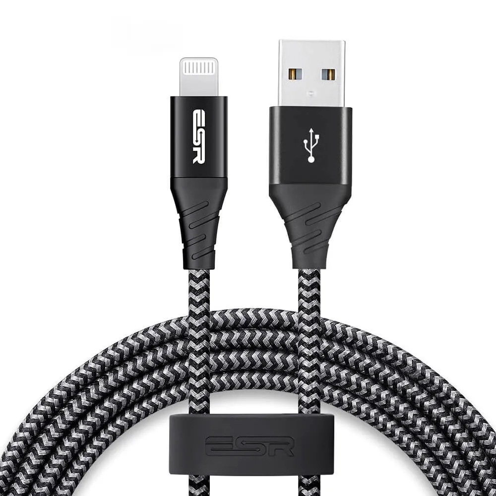 כבל ESR USB-A to Lightning Cable-2M-Black