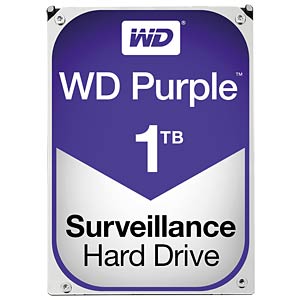 דיסק קשיח Western Digital 1000GB SATA III 5400Rpm 3.5" Purple