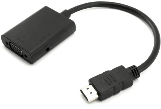 מתאם Gold Touch HDMI To VGA w/Audio Converter