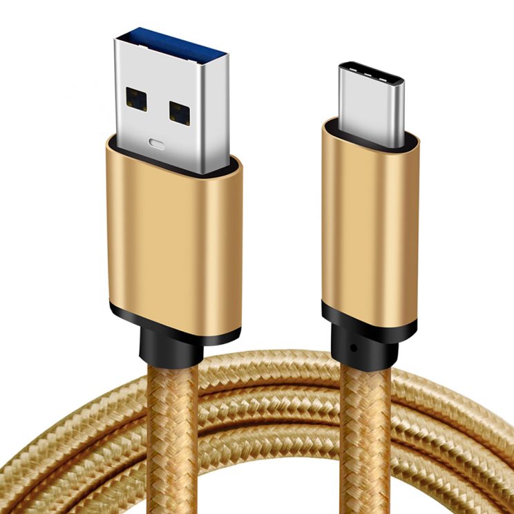 כבל ESR USB 3.0 to USB-C Cable-1M-Gold