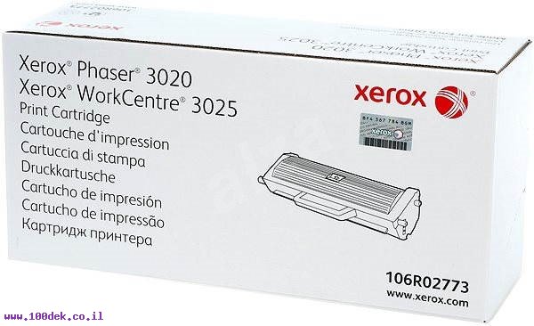 טונר למדפסת Xerox 3020/3025