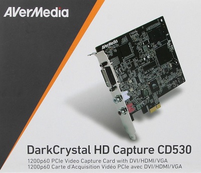 כרטיס לכידת ווידאו AVERMEDIA VIDEO CAPTURE DarkCrystal HD Capture CD530