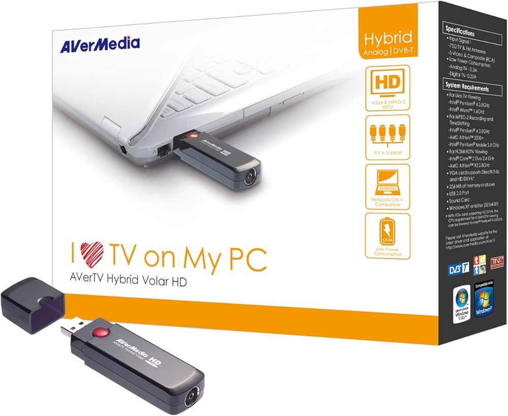 כרטיס טלוויזיה AVERMEDIA PC TV TUNER AVerTV Hybrid Volar HD H830