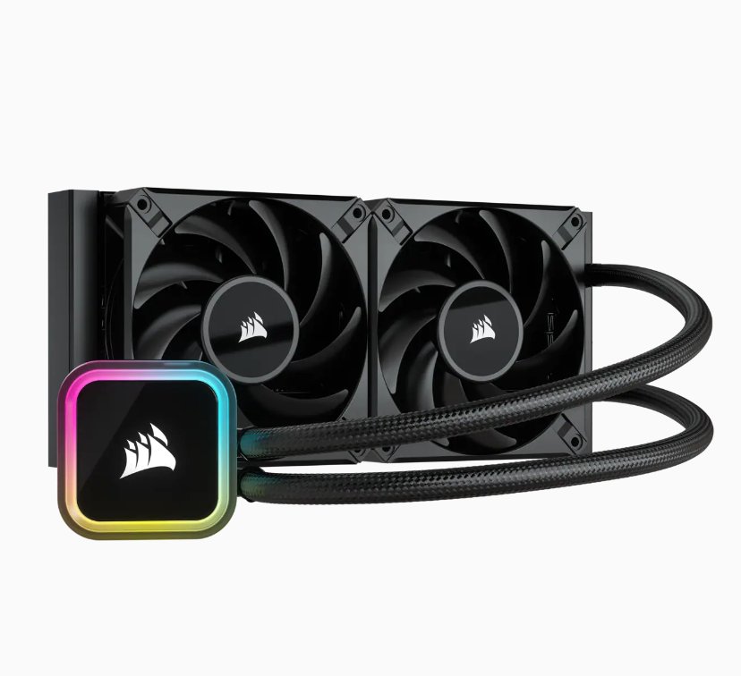 קירור נוזלי Corsair H100i RGB ELITE 240mm Liquid CPU Cooler
