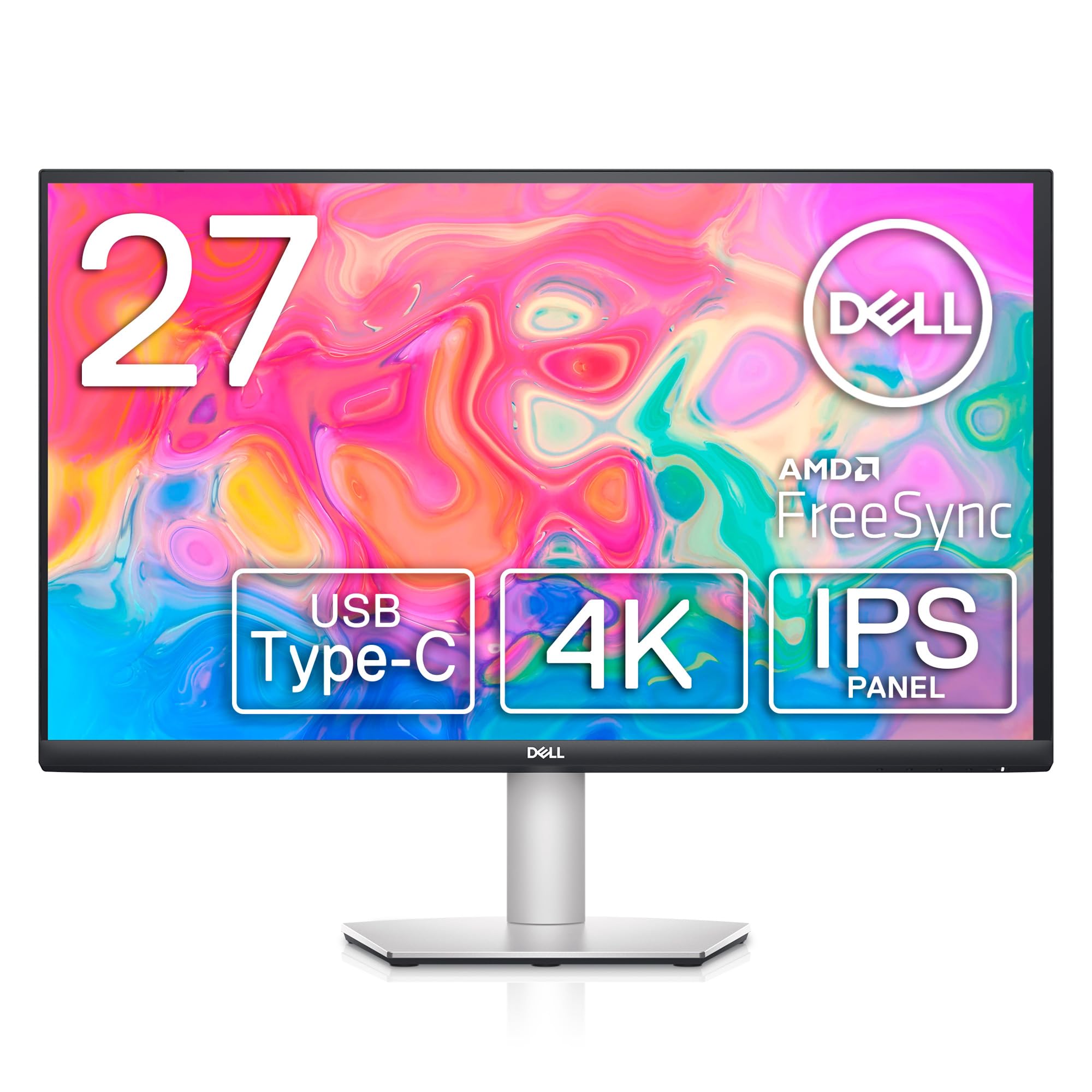 מסך מחשב Dell S2722QC 4K UHD USB-C 27" 2XHDMI,DP