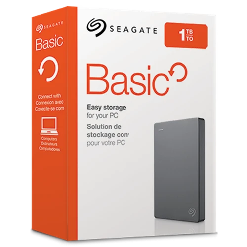 דיסק קשיח חיצוני Seagate Basic 2.5" USB 3.0 1TB BLACK