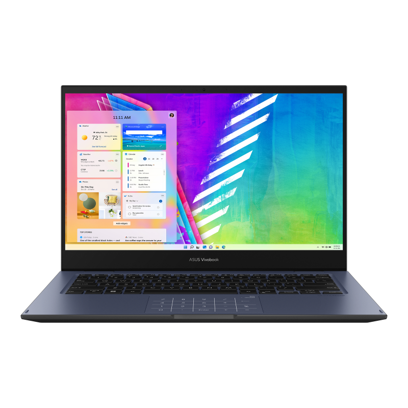 מחשב נייד ASUS  VivoBook Go 14 FLIP N6000/8GB/512GB M.2 /14"Touch/Blue /FD
