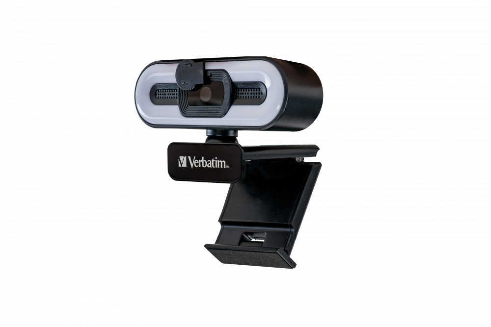 מצלמת רשתVerbatim AWC-02 Full HD 1080p Autofocus Webcam with Microphone and Light