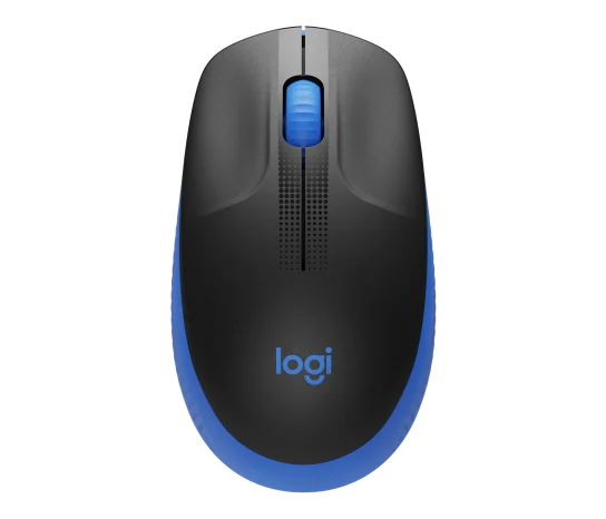 עכבר אלחוטי Logitech Full-Size Wireless mouse M190- Blue