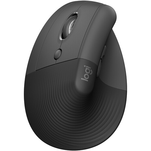 עכבר ארגונומי אלחוטי Logitech Lift Left VERTICAL Wireless mouse Graphite