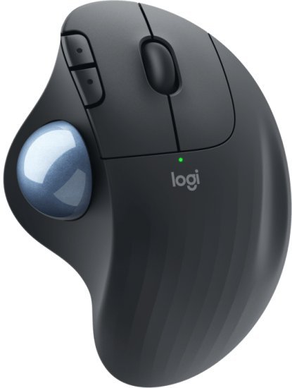 עכבר ארגונומי אלחוטי Logitech M575 ERGO TRACKBALL- black
