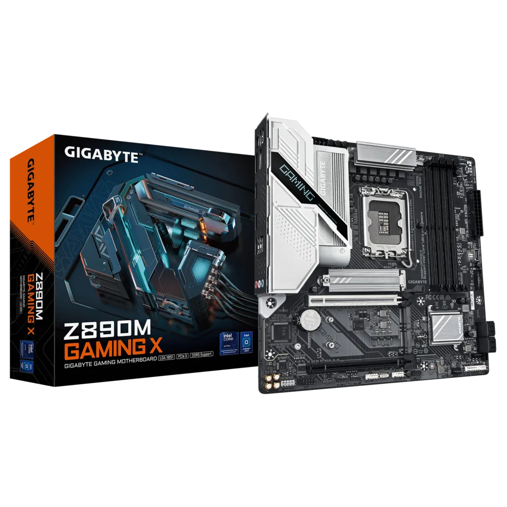 לוח אם למעבדי אינטל מדור 15 Gigabyte Z890M GAMING X - LGA1851
