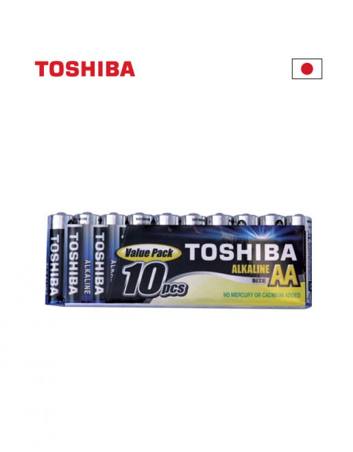 סוללות AA חבילה - 10 יח' Toshiba