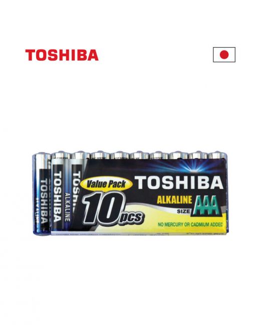 סוללות AAA חבילה - 10 יח' Toshiba
