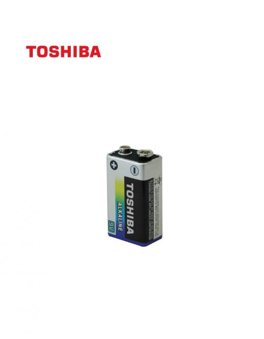 סוללה אלקליין 9V - תוצרת Toshiba