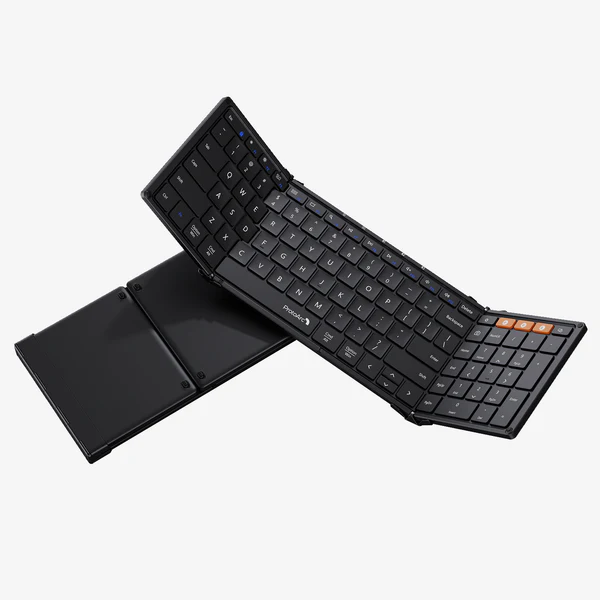 מקלדת מתקפלת ProtoArc Tri-Fold Bluetooth Keyboard Black
