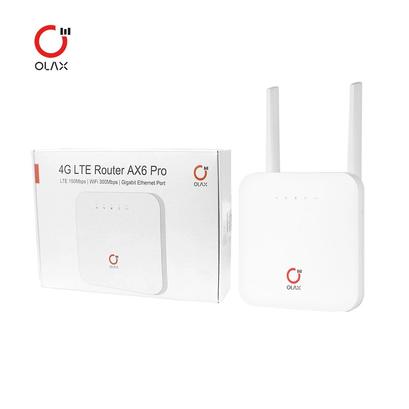 נתב סלולארי OLAX AX6 Pro High Speed Wireless Wifi Routers Cat4 4g LTE CPE 4000mah
