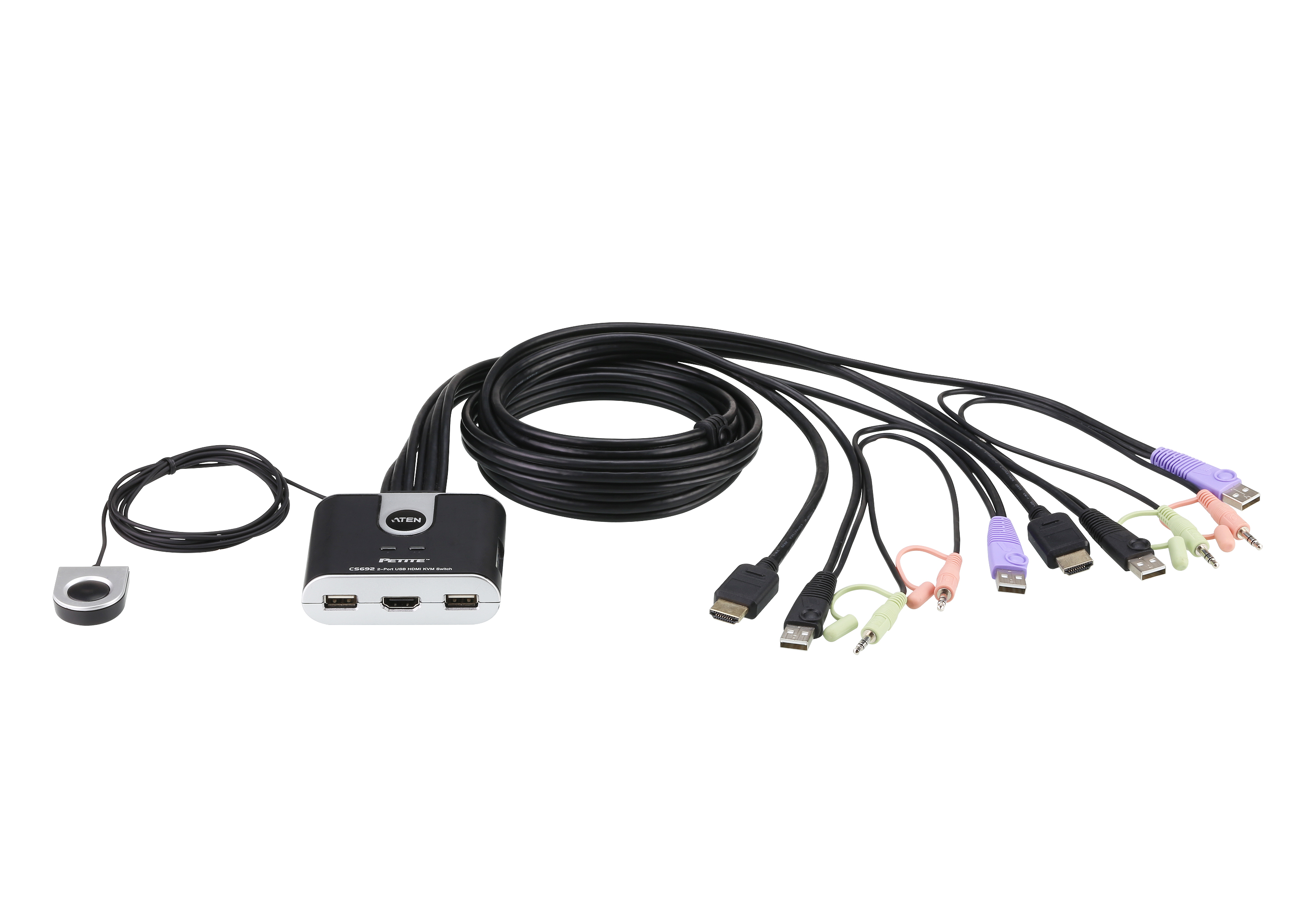 מתג ATEN CS692 2 Port HDMI KVM Switch