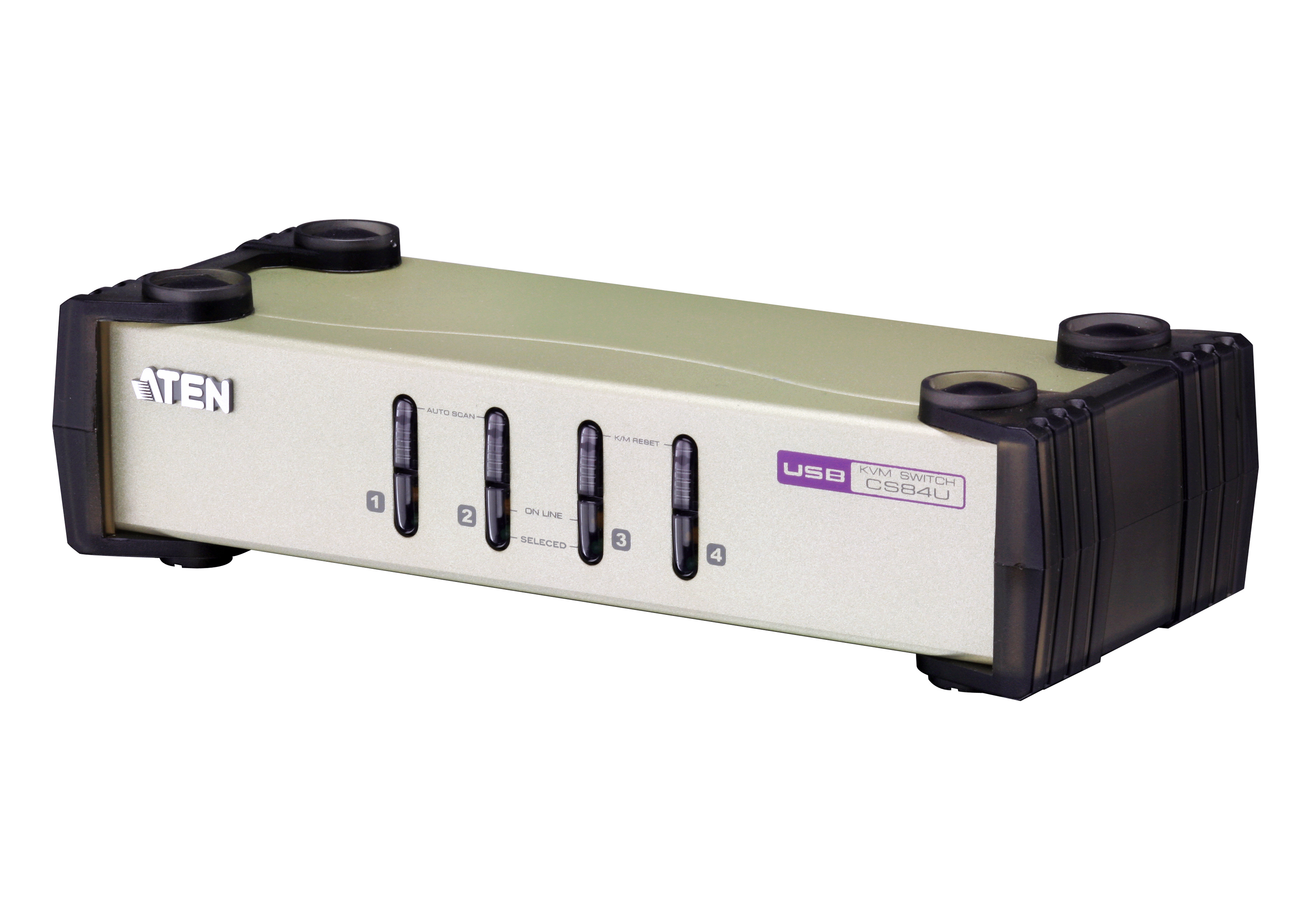 מתג ATEN CS84U 4-Port PS/2-USB VGA KVM Switch