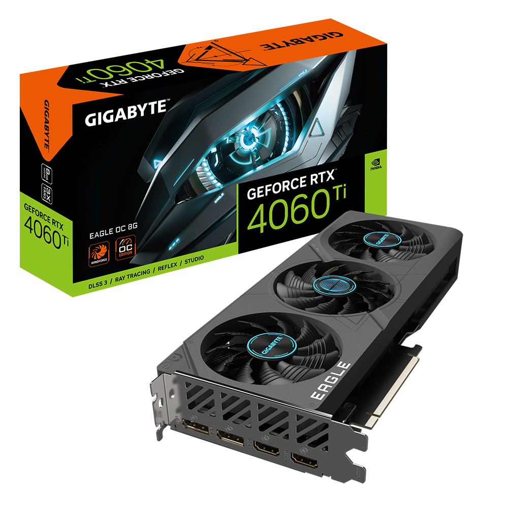 כרטיס מסך Gigabyte RTX 4060 Ti EAGLE OC 8GB