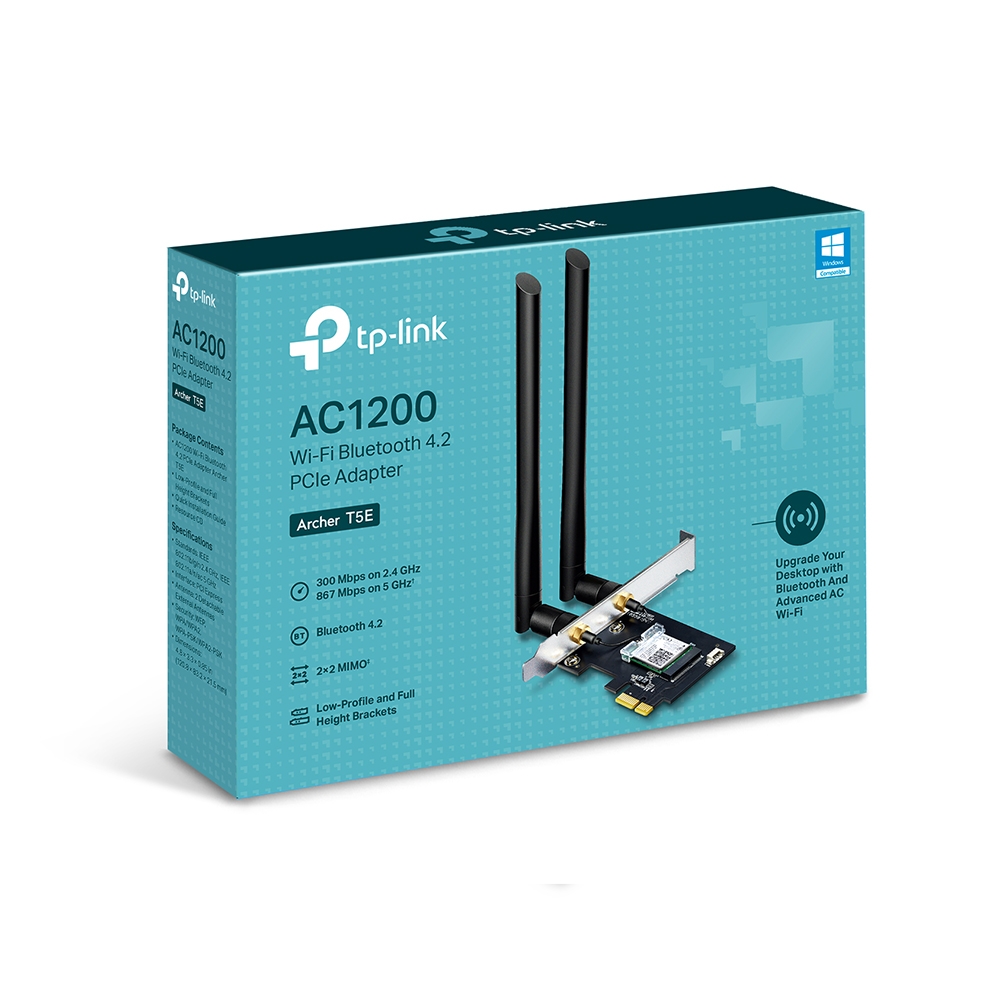 כרטיס רשת TP-link ARCHER T5E AC1200 Wi-Fi Bluetooth 4.2 PCIe Adapter
