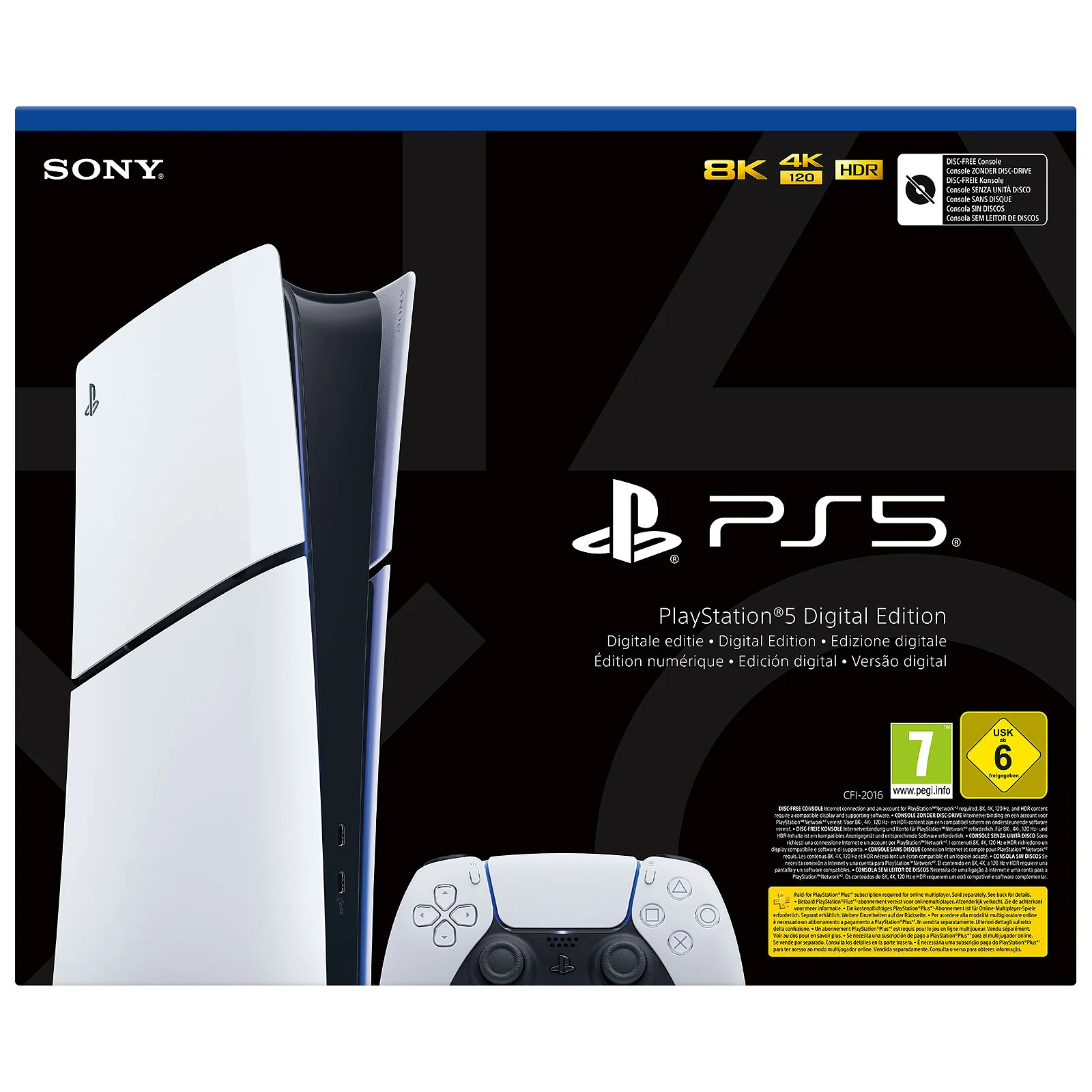קונסולה Sony PlayStation 5 Digital Edition יבואן רשמי ישפאר