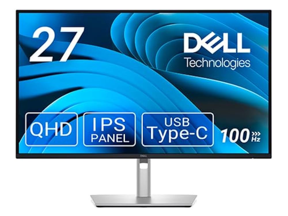 מסך Dell Pro 27 Plus QHD 2K P2725DE USB-C Hub HDMI, DP, RJ45, Height, Pivot