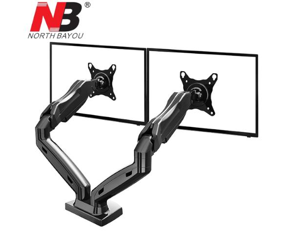 זרוע מתכווננת לשני מסכים North Bayou F160